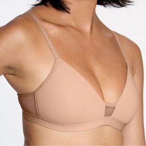 Pepper FeelGood Wirefree T-Shirt Bra Size Small Buff